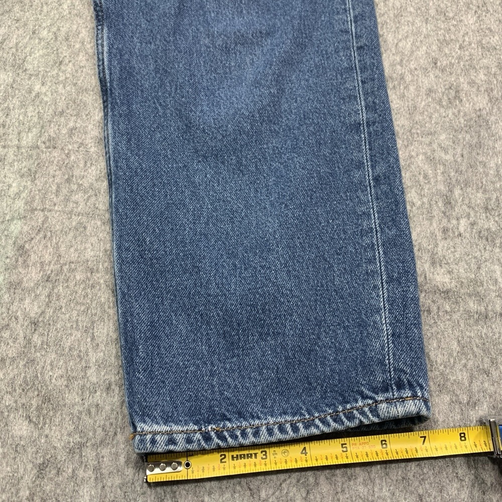 COS Women's High Rise Tapered Ankle Length Wide Leg Blue Jeans - Size 29 - Picture 15 of 15
